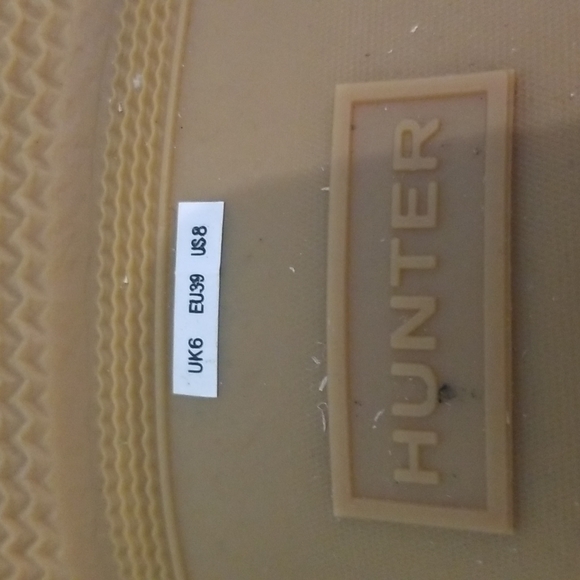 Hunter Navy Brown Duck Pac Short Boots/Booties Size US 8 EU 39 - Picture 11 of 11